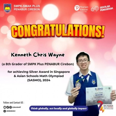 Silver Award in Singapore & Asian Schools Math Olympiad (SASMO), 2024