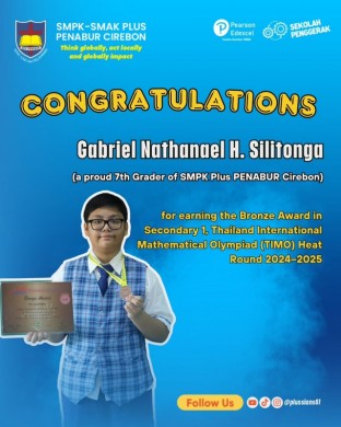 Bronze Award in Secondary 1, Thailand International Mathematical Olympiad (TIMO) Heat Round 2024–2025.