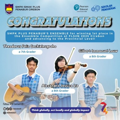1st place in Ensemble Competition at FLS2N 2025 Cirebon and advancing to the Provincial Level!