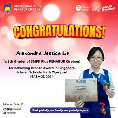 Bronze Award in Singapore & Asian Schools Math Olympiad (SASMO), 2024
