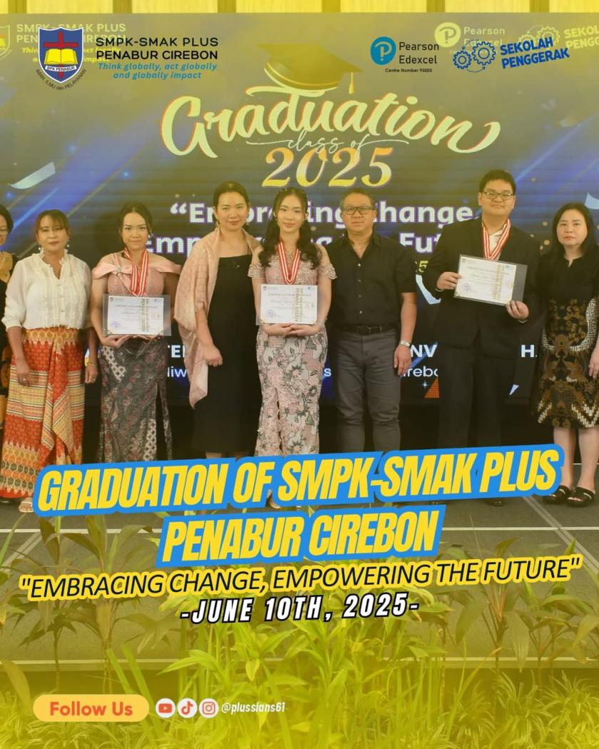 Graduation of SMPK PLUS PENABUR Cirebon